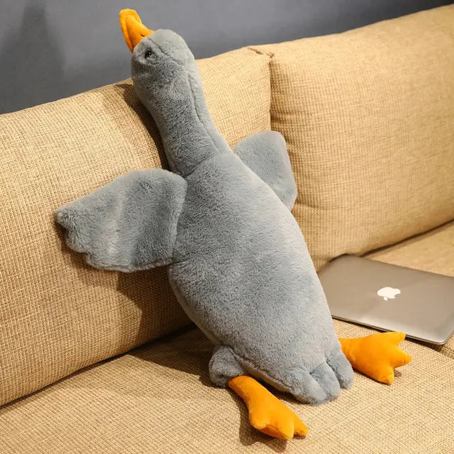 Pato gigante de peluche
