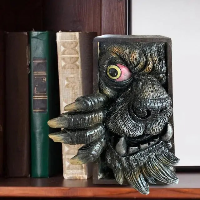 Halloween Bookmark and Bookend Spooky Resin Design for Book Lovers