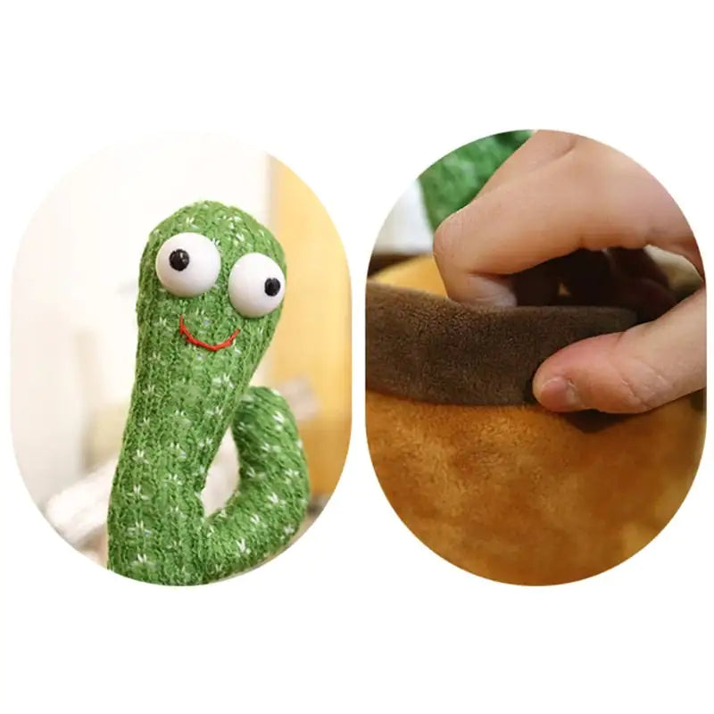 Funny Talk-Back Dancing Cactus Toy for Babies, Toddlers, and Kids – Plush, Interactive & Entertaining