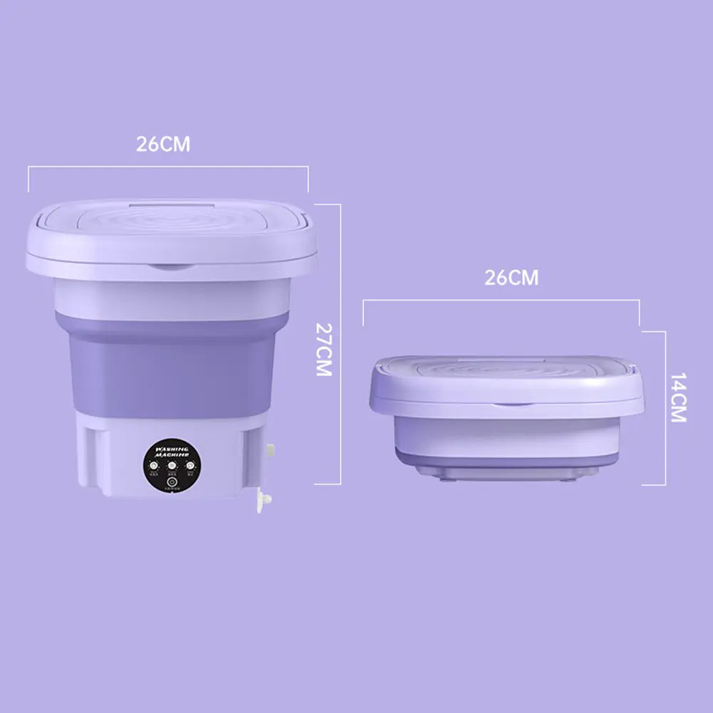 Foldable Washing Machine – Compact & Portable for Easy Laundry
