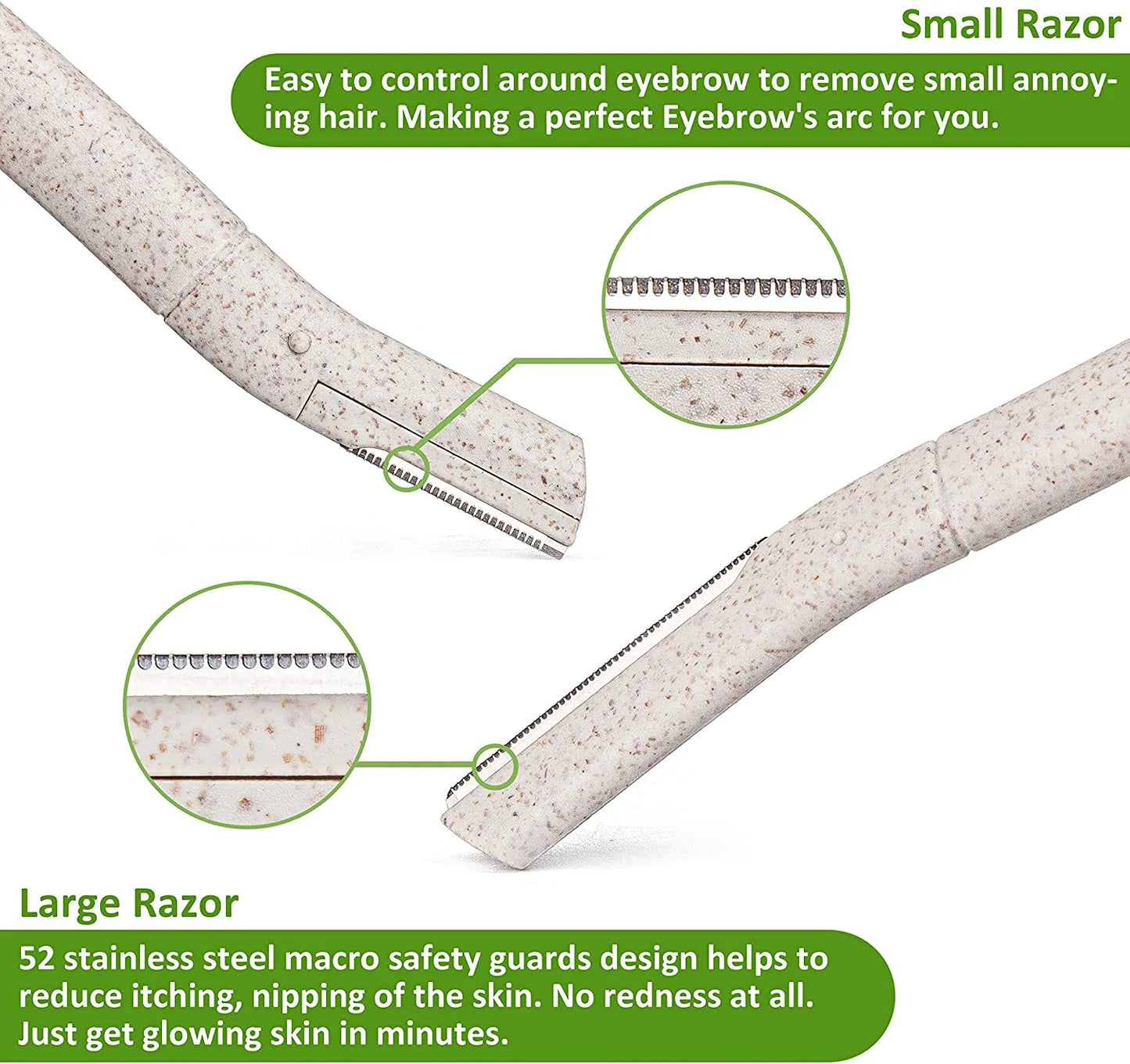 Eco Eyebrow Razor, details