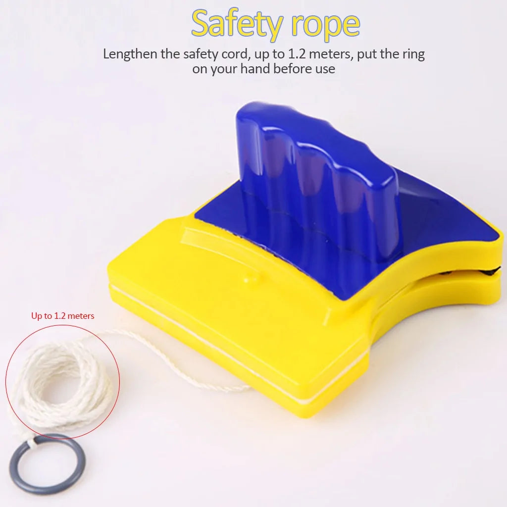 Magnetic Window Cleaner Glass Brush Tool – Double-Sided Glass Wiper