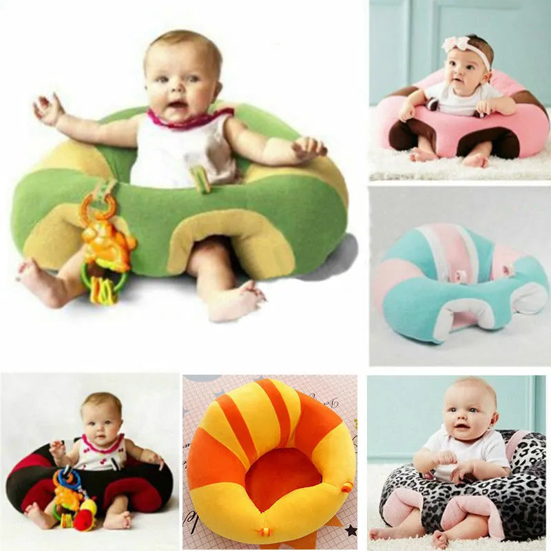 babies sitting in Plush Baby Support Seats