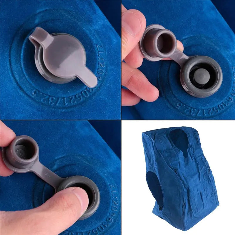 Inflatable Air Cushion Travel Pillow – Neck Support for Travel Comfort