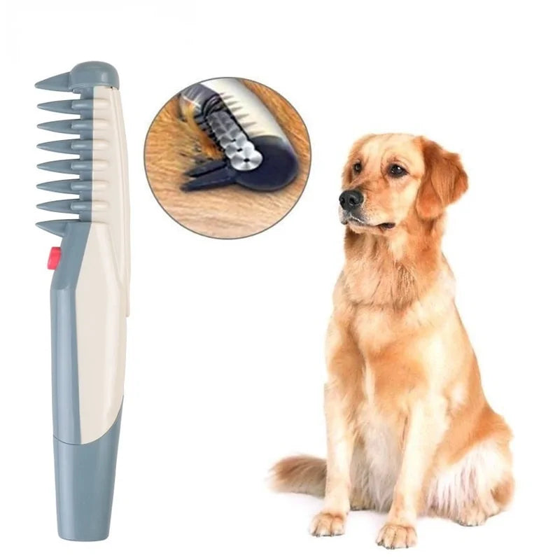 Electric Pet Comb - Rechargeable Grooming Tool for All Coat Types