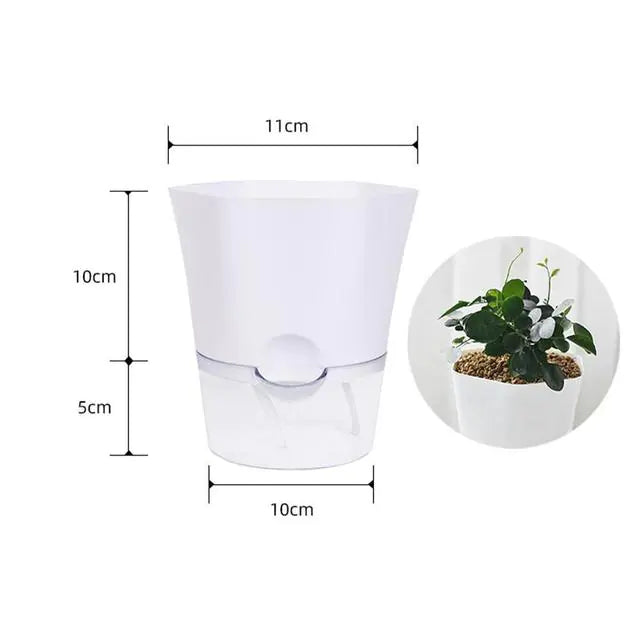 Automatic Water-Absorbing Flowerpot – Smart Self-Watering Planter