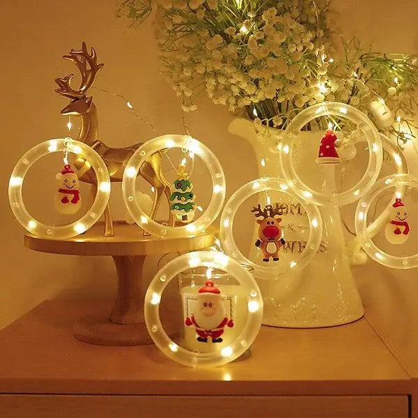 Christmas LED Holiday Light USB-Powered 8 Lighting Modes for Festive Decor