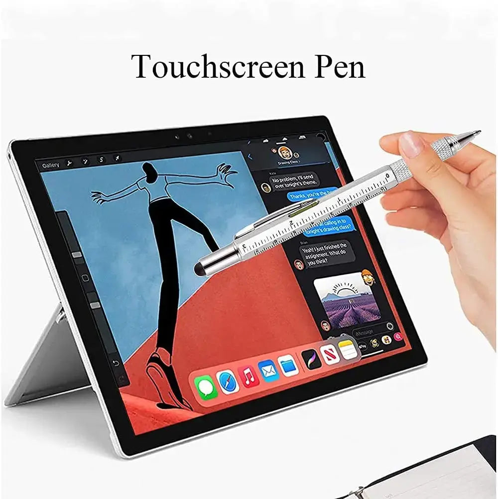 7-in-1 Multi Ballpoint Pen – Ultimate Tool for Everyday Use