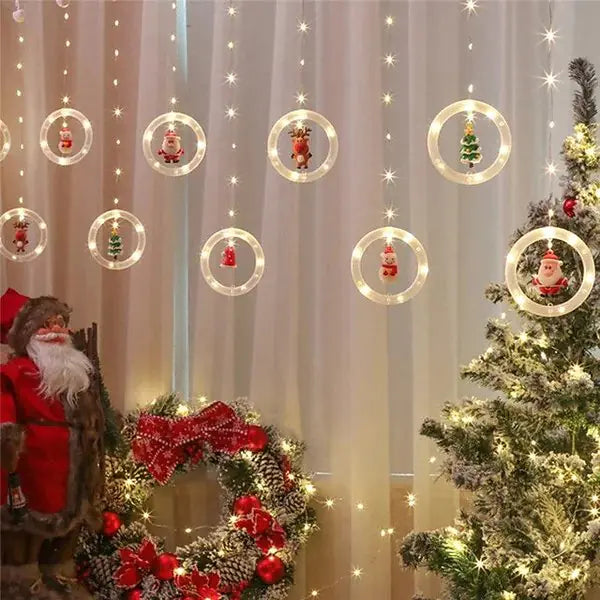 Christmas LED Holiday Light USB-Powered 8 Lighting Modes for Festive Decor