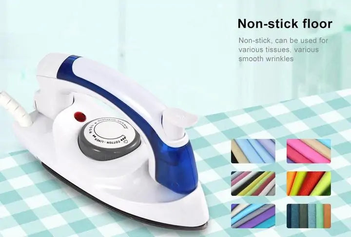 Compact Travel Iron non-stick base feature