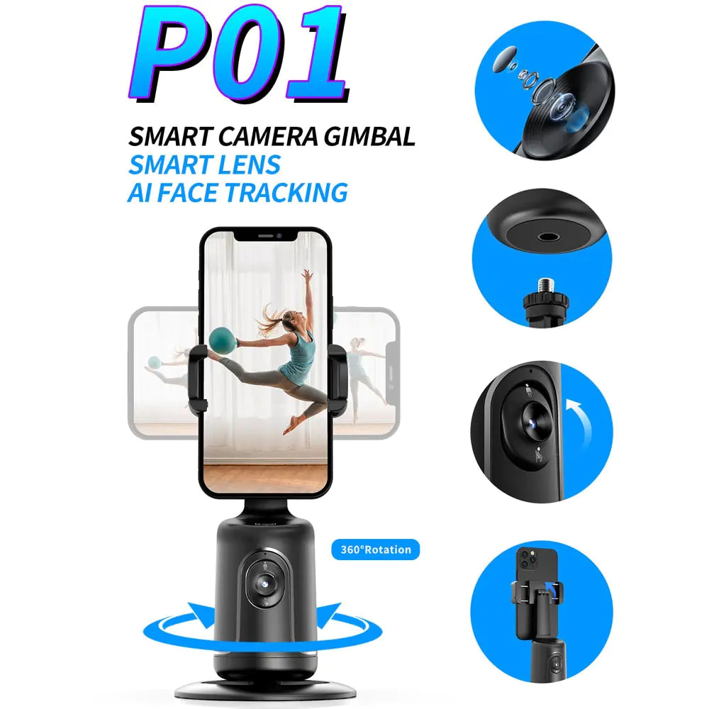 Auto Face Tracking Gimbal, camera features