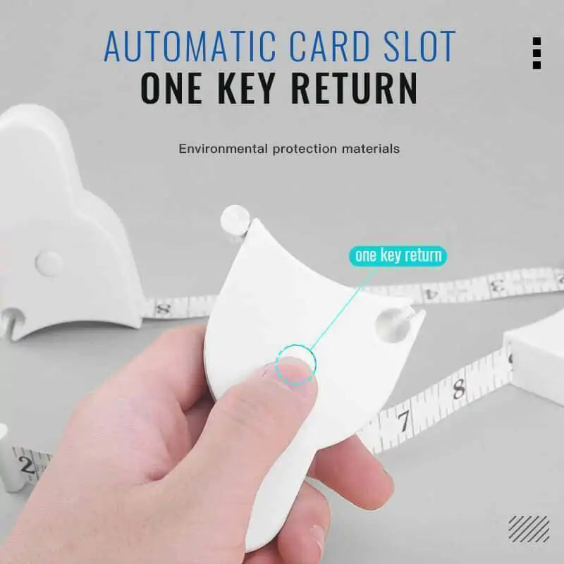 Accurate Measuring Tape Tool, automatic card slot feature
