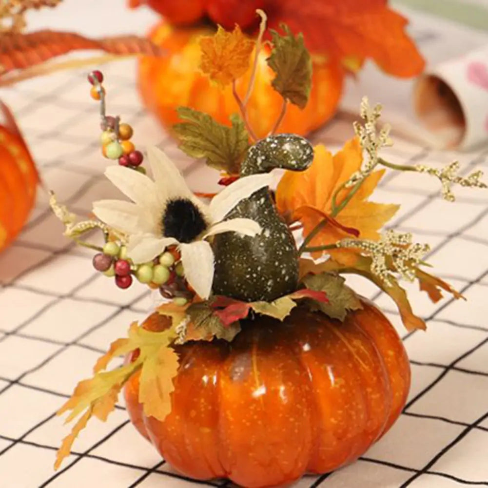 Artificial Pumpkin Decoration | Realistic, Maintenance-Free Fall Decor
