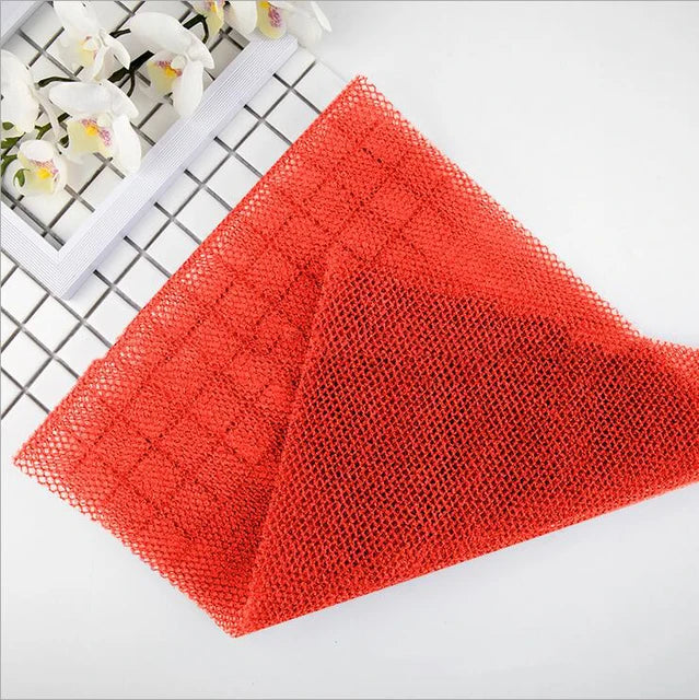 African Exfoliating Sponge, red