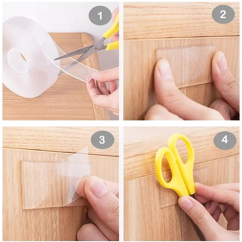 Nano Double Sided Tape, steps to use