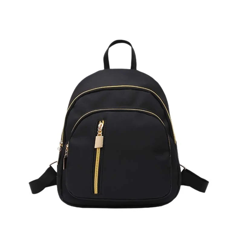 Black School Travel Mini Backpack