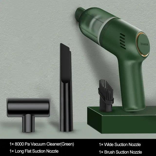 Cordless Handheld Vacuum Cleaner, green