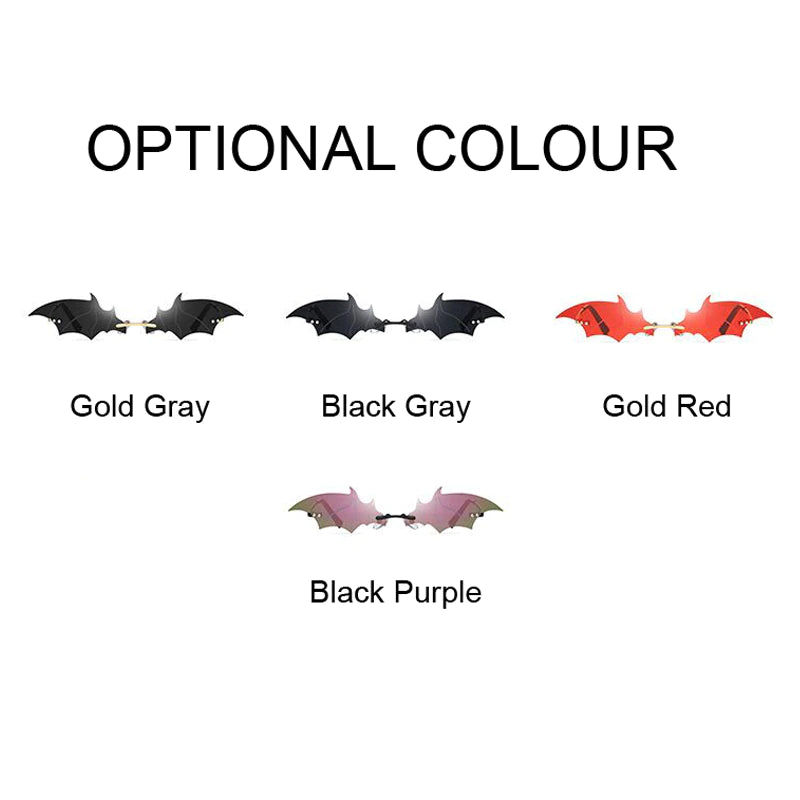 Halloween Bat Sunglasses, color options