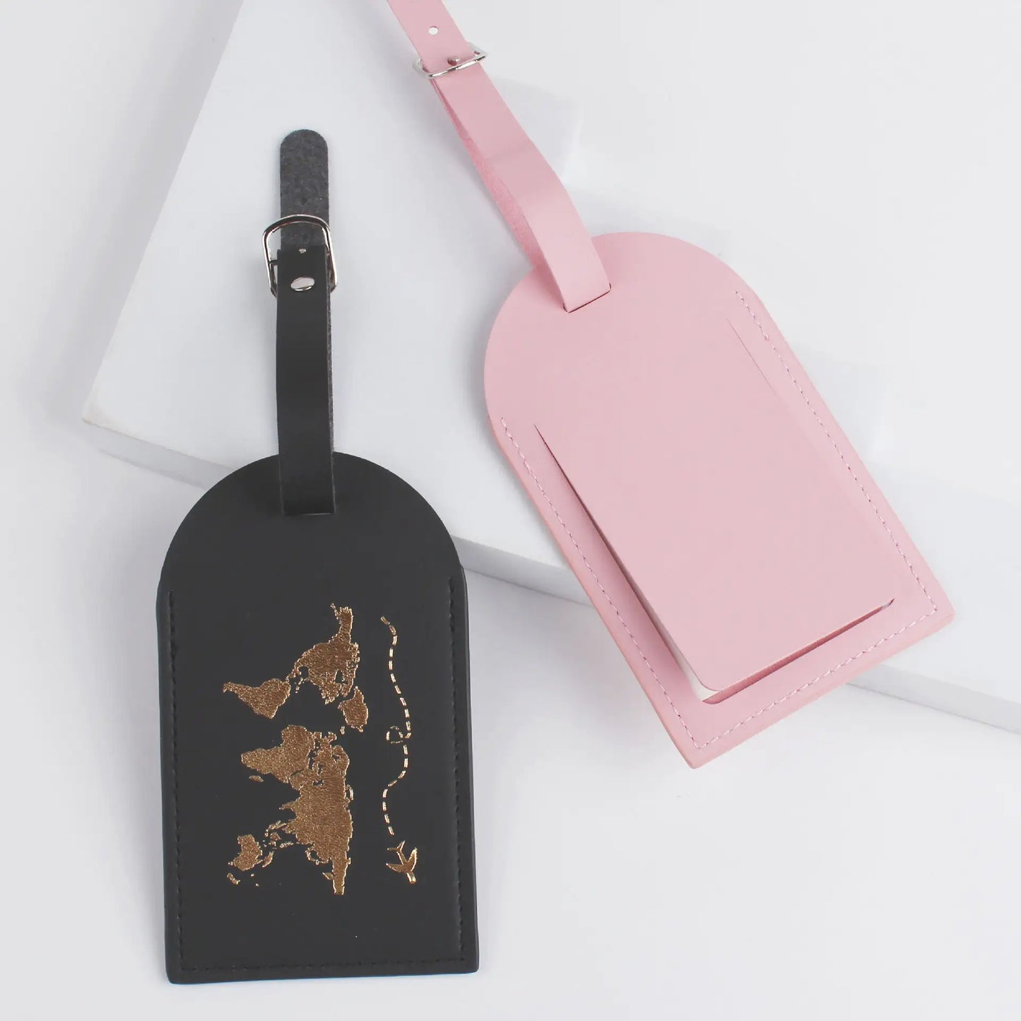 Custom Luggage Tags, front and back view
