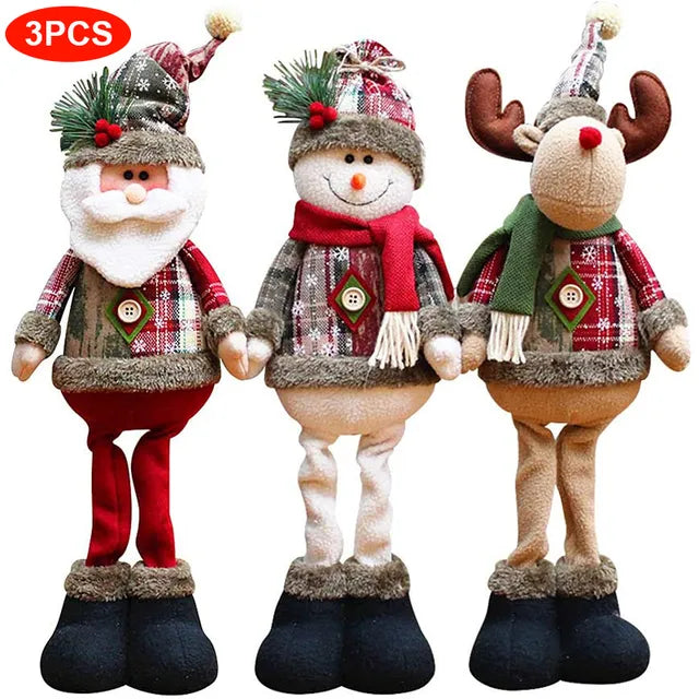 Christmas Dolls Tree Decor - Whimsical Holiday Tree Ornaments for Festive Cheer
