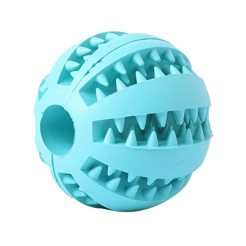 Dog Dental Chew Ball, light blue