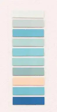 Chic Morandi Office Set with 200 Sheets – Fluorescent Index Tabs & Page Markers