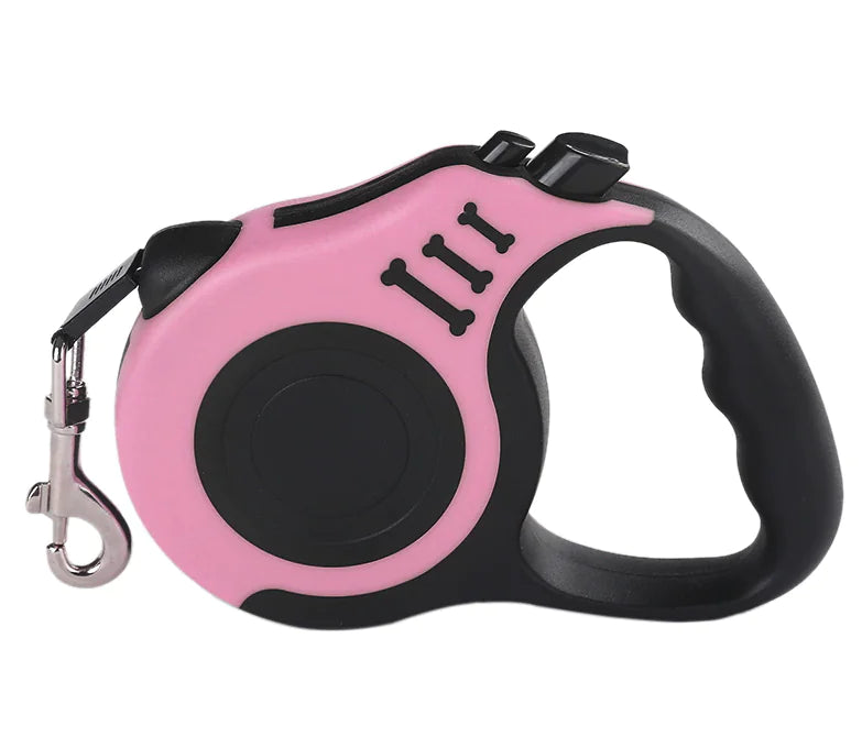 16FT Automatic Retractable Dog Leash – Durable, Tangle-Free, Color-Coded Design