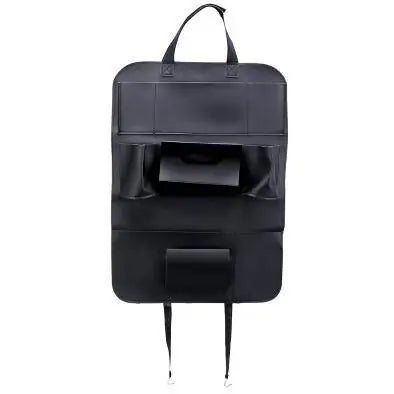 Car Seat Organizer, black front view