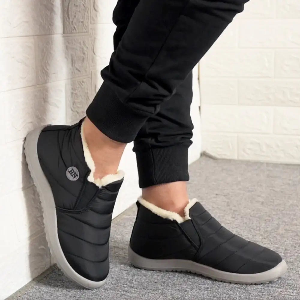 Snow Waterproof Boots - Premium Oxford Cloth Winter Footwear with Wool Lining