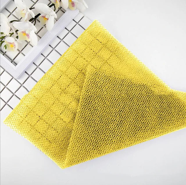 African Exfoliating Sponge, yellow