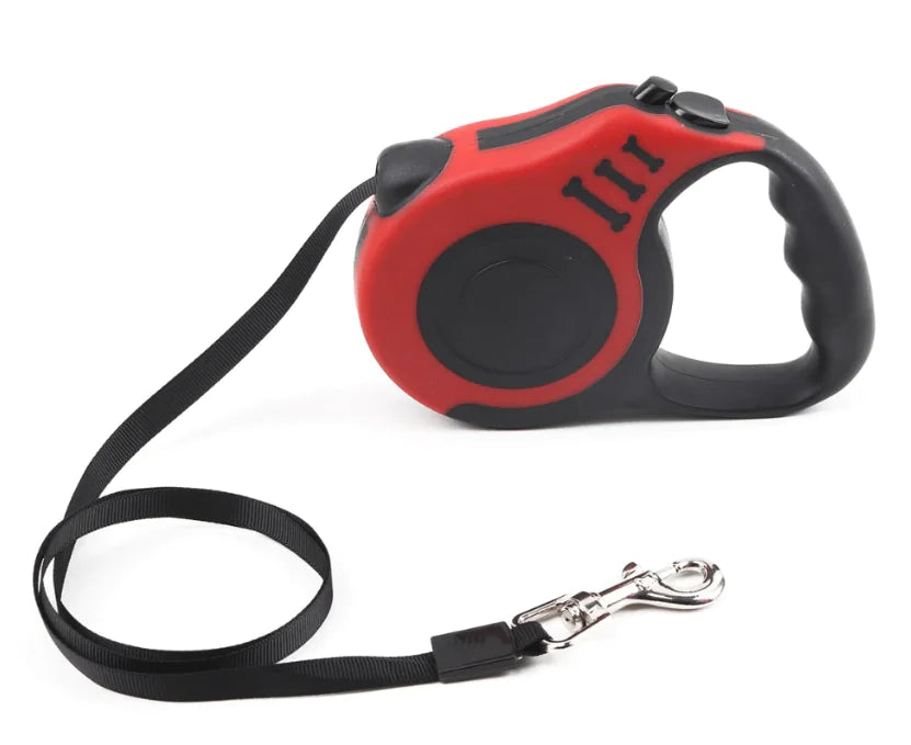 16FT Automatic Retractable Dog Leash – Durable, Tangle-Free, Color-Coded Design