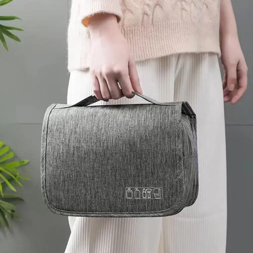 Foldable Toiletry Bag Organizer – Compact & Efficient Travel Companion