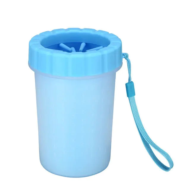 Pet Paw Cleaner Cup, blue