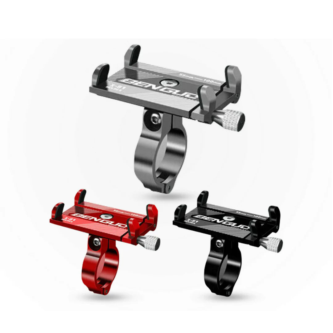 Aluminum Phone Bike Mount Holder | 360° Rotation, Anti-Slip & Durable