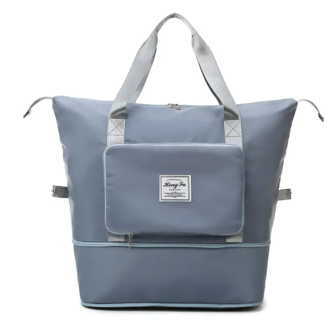Foldable Waterproof Travel Bag, blue