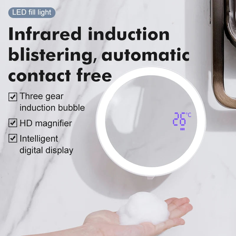Touchless Foam Soap Dispenser, LED fill light feature
