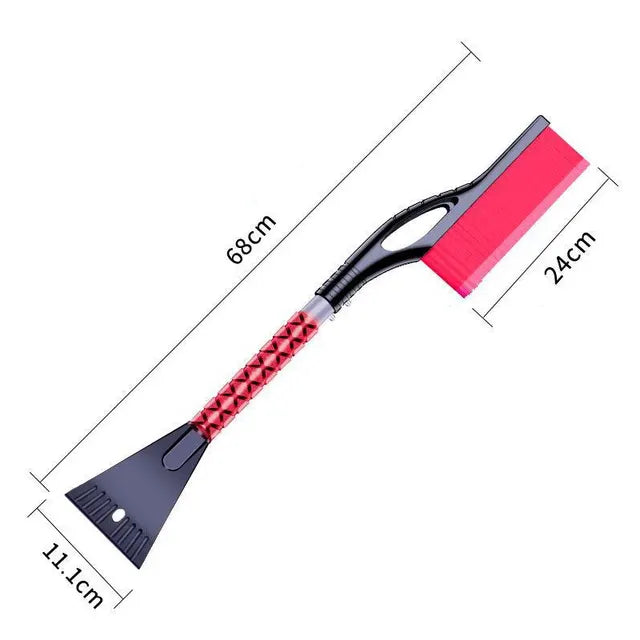 2-in-1 Snow Brush and Ice Scraper for Car Windshield - Winter Driving Essential