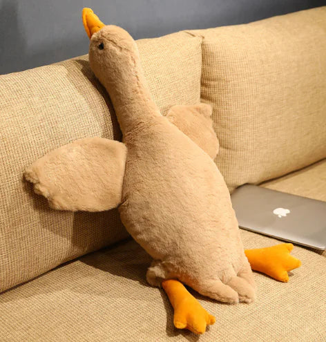 Pato gigante de peluche
