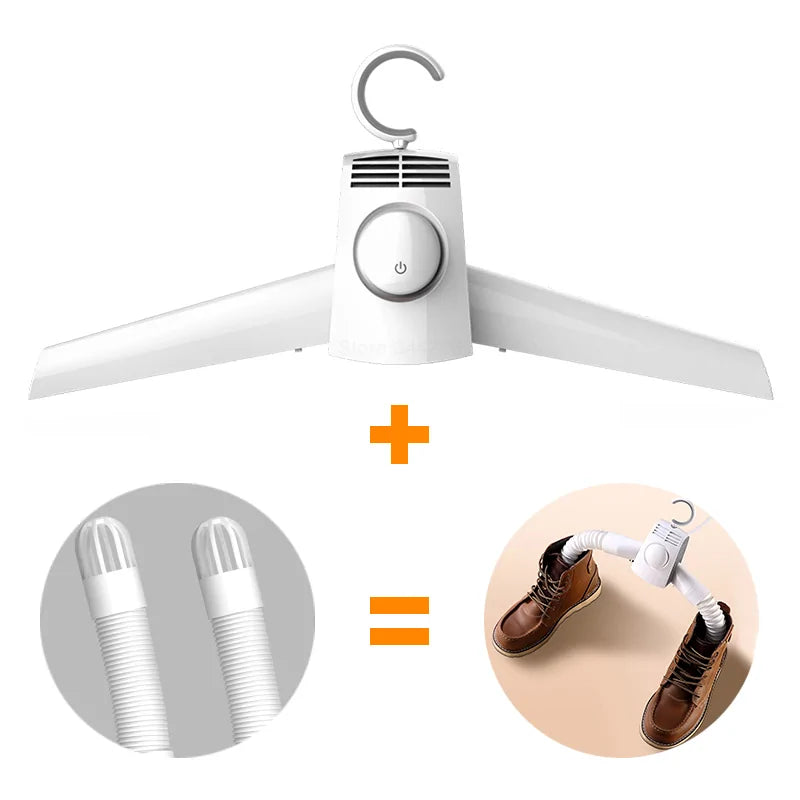 Portable Clothes and Shoes Dryer for Efficient Drying Anywhere