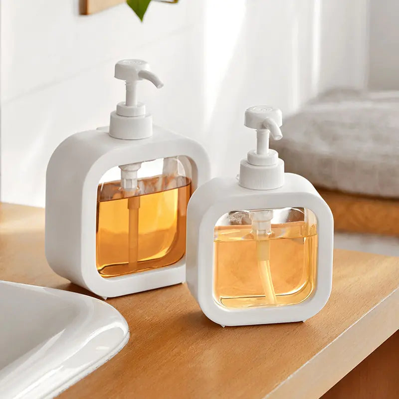 Refillable Soap Dispenser Bottle size difference image