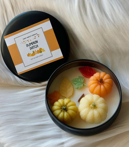 Pumpkin Patch Soy Wax Candle Seasonal Gift Home Decor