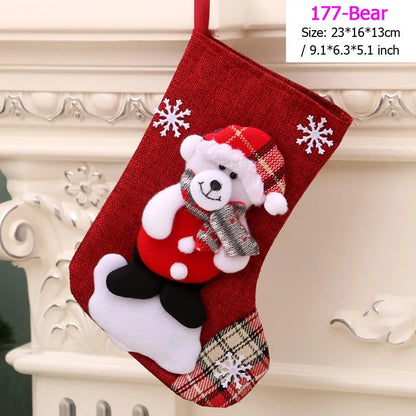 Santa Snowman Pendant Christmas Ornaments Stockings