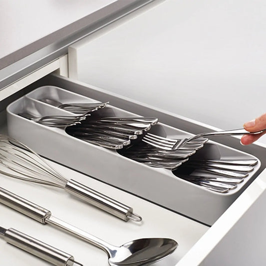 Cutlery Organizer Rack inside a drawer