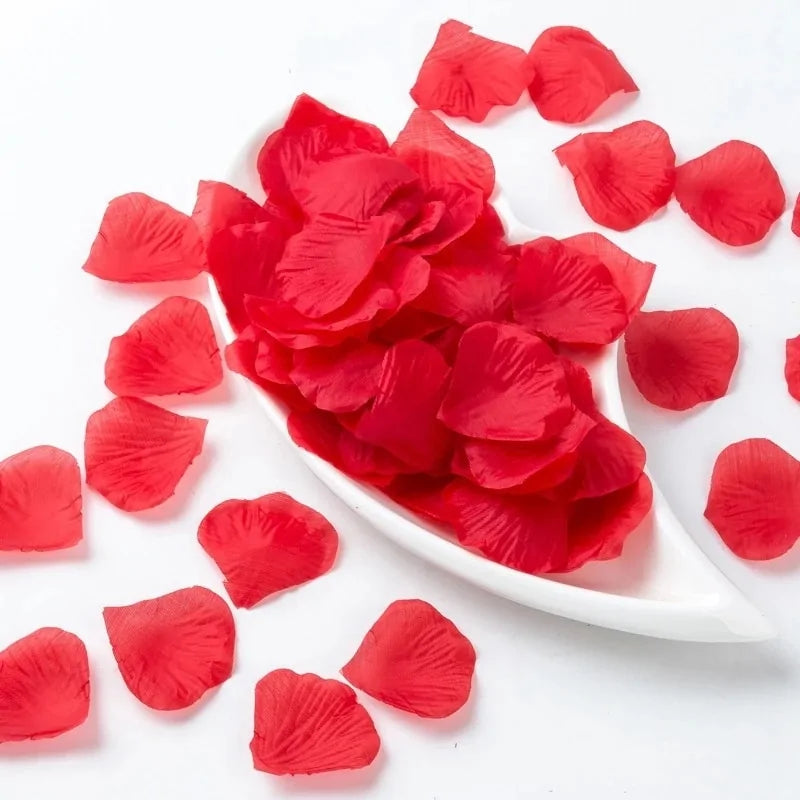 Fake Rose Petals DIY Party Decorations