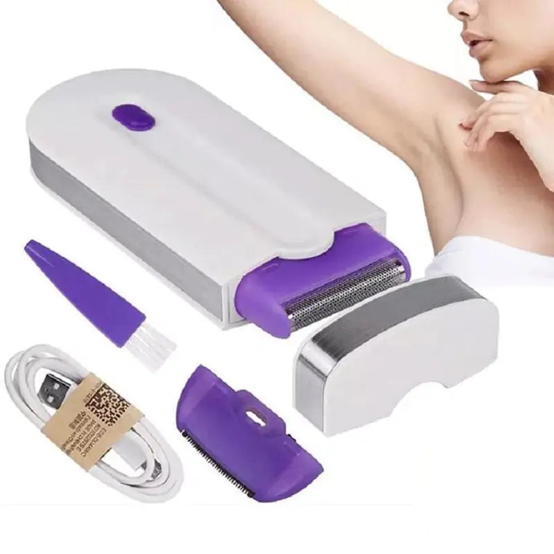 Portable Mini Epilator Electric Shaver Razor - USB Rechargeable