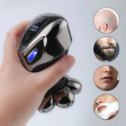 7D Cordless Shaver Hair Trimmer Men’s 5-In-1 Electric Head Shaver Razor Men Wet