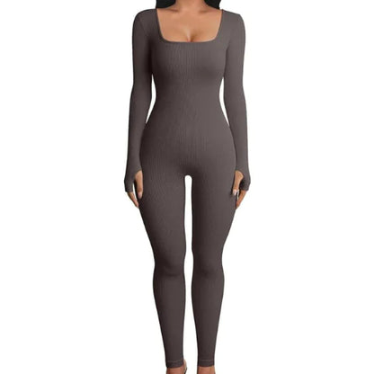 Long Sleeve Shapewear Jumpsuit