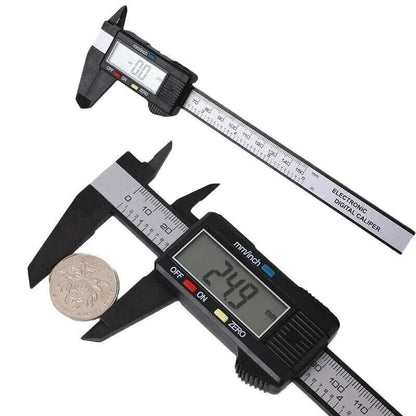 6" 150mm Digital Caliper Micrometer LCD Gauge Vernier Electronic Measuring Ruler