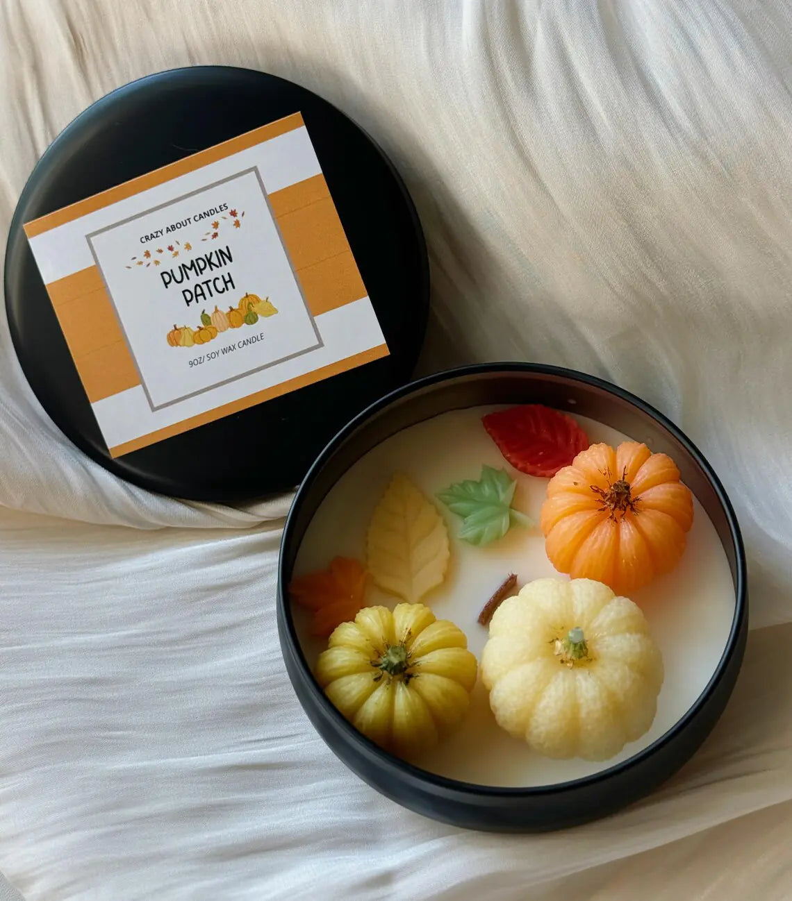 Pumpkin Patch Soy Wax Candle Seasonal Gift Home Decor