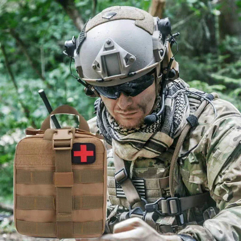 Tactical First Aid Kit Medical Molle Rip Away EMT IFAK Survival Emergency Bag